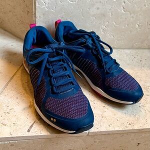 Ryka Graphite Athletic Training Sneakers, Navy, 9